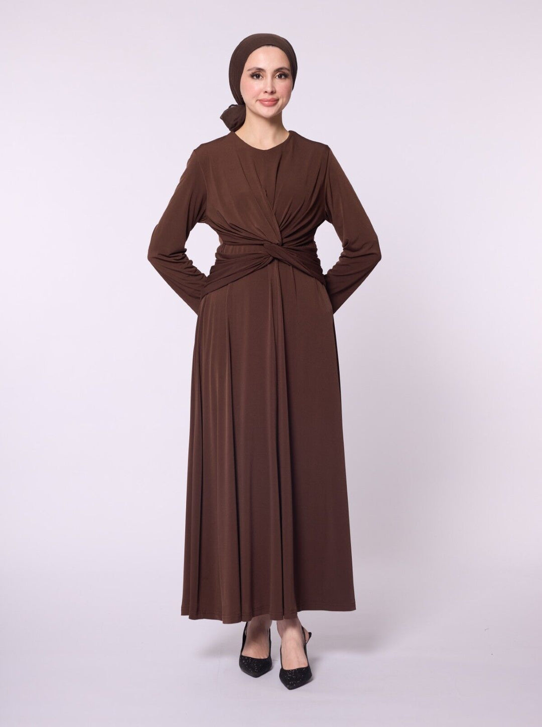 Çapraz Drape Detaylı Sandy Abiye ABACI Online Türkiye