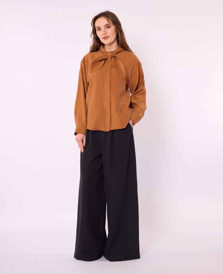 Fiyonk Detaylı Tencel Gömlek ABACI Online Türkiye