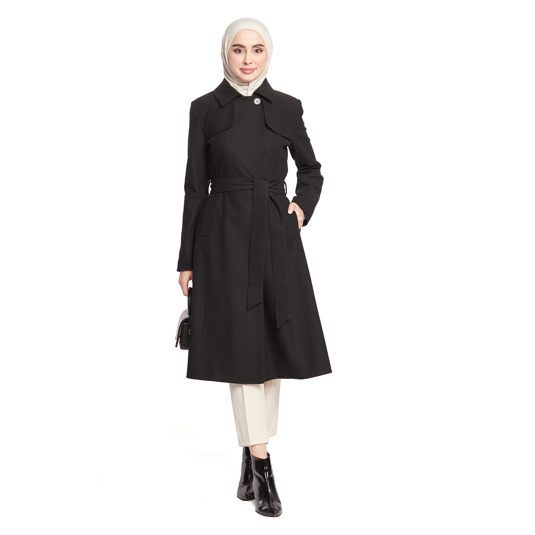 Gizli Pat Tek Düğme Astarlı Kap ABACI Online Türkiye