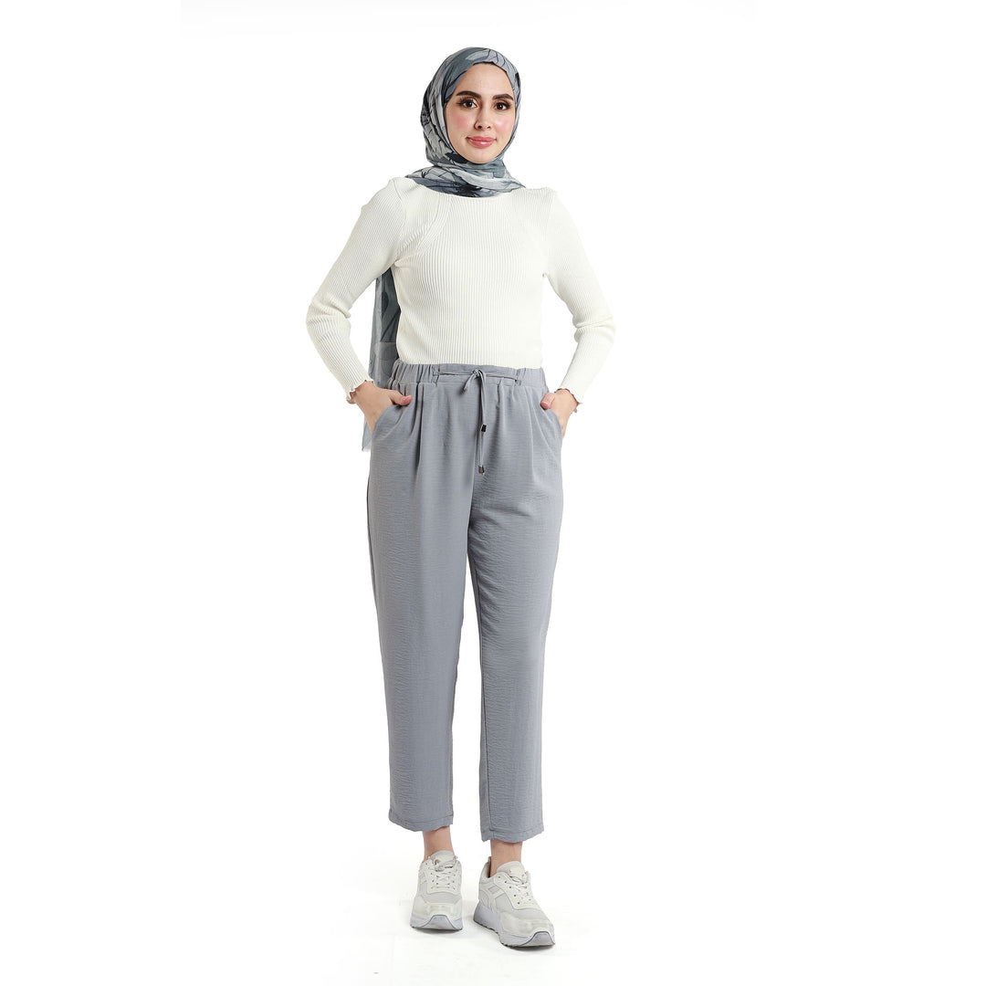 Bağcık Detaylı Lastikli Pantolon ABACI Online Türkiye