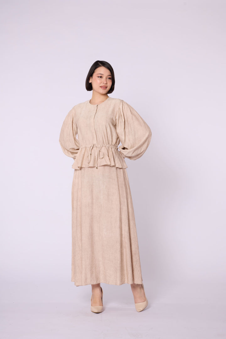 Büzgülü Kemer Detaylı Etekli Takım ABACI Online Türkiye