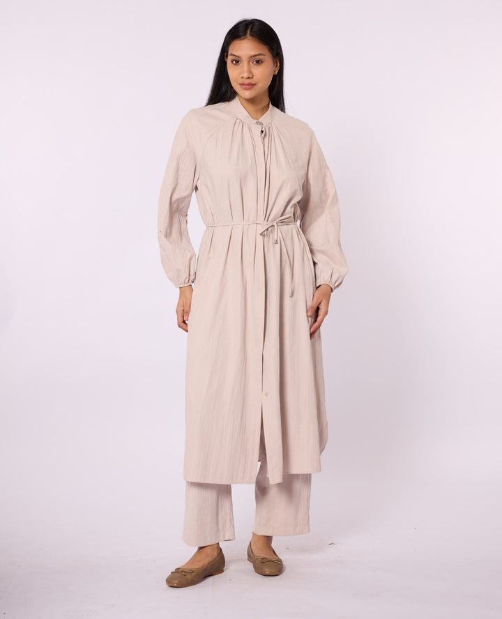 Büzgülü Taş Düğmeli Etekli Takım ABACI Online Türkiye