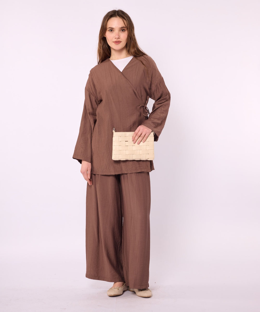 Kimono Ceketli Pantolonlu Takım ABACI Online Türkiye