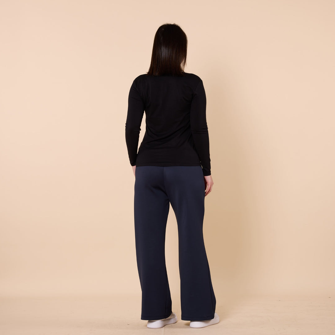 Uzun Kollu Basic Bisiklet Yaka Penye Body