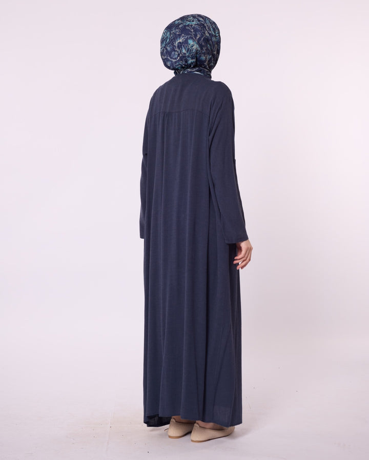 Dikiş ve Şerit Detaylı Aksesuarlı Elbise