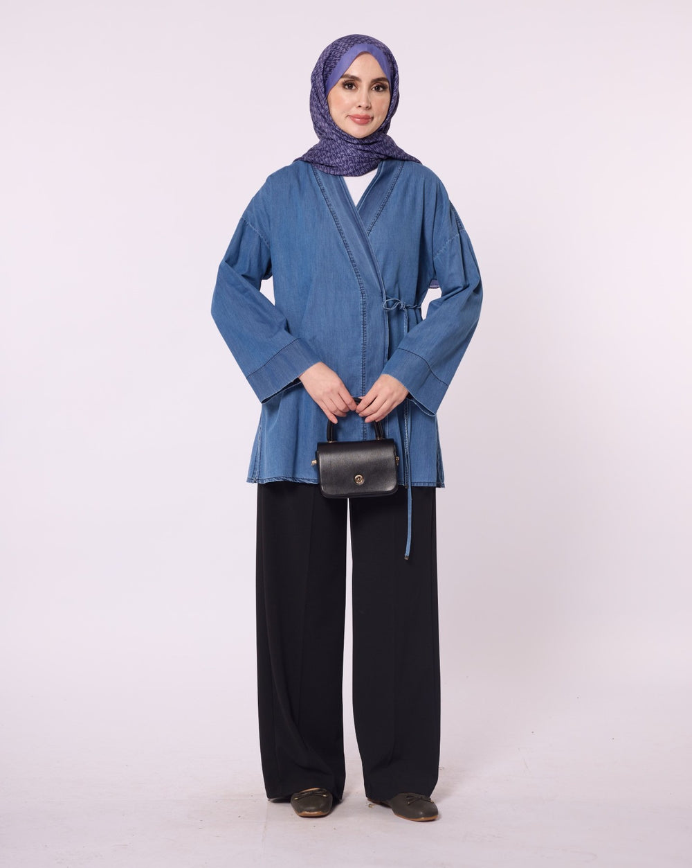 Bağcıklı Kimono Tunik