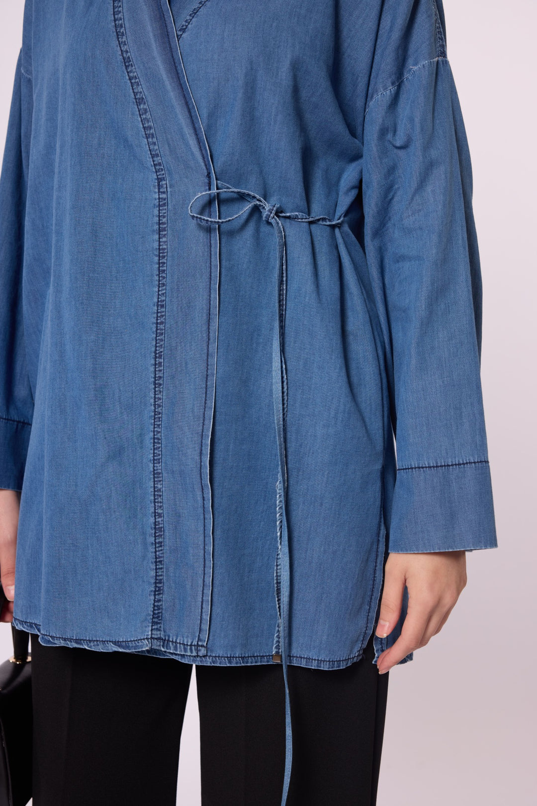 Bağcıklı Kimono Tunik