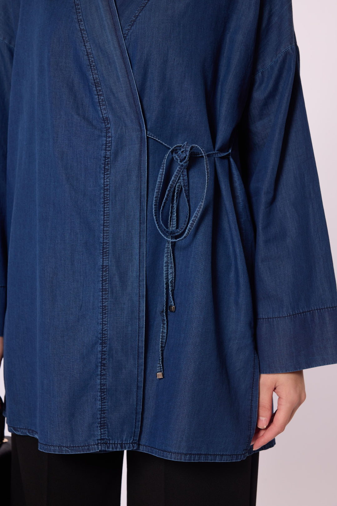 Bağcıklı Kimono Tunik