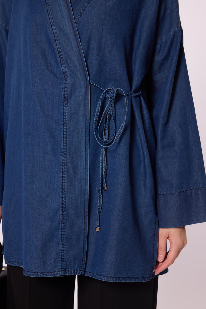 Bağcıklı Kimono Tunik