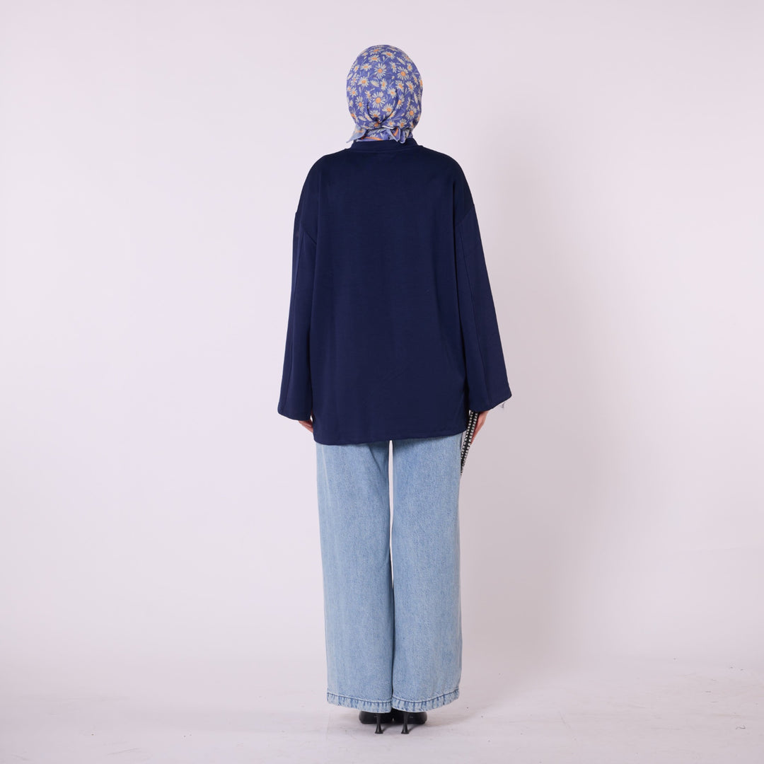 Rahat Kesim Düz Basic Tunik