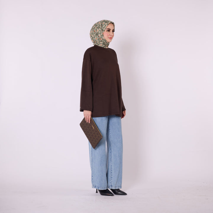 Rahat Kesim Düz Basic Tunik