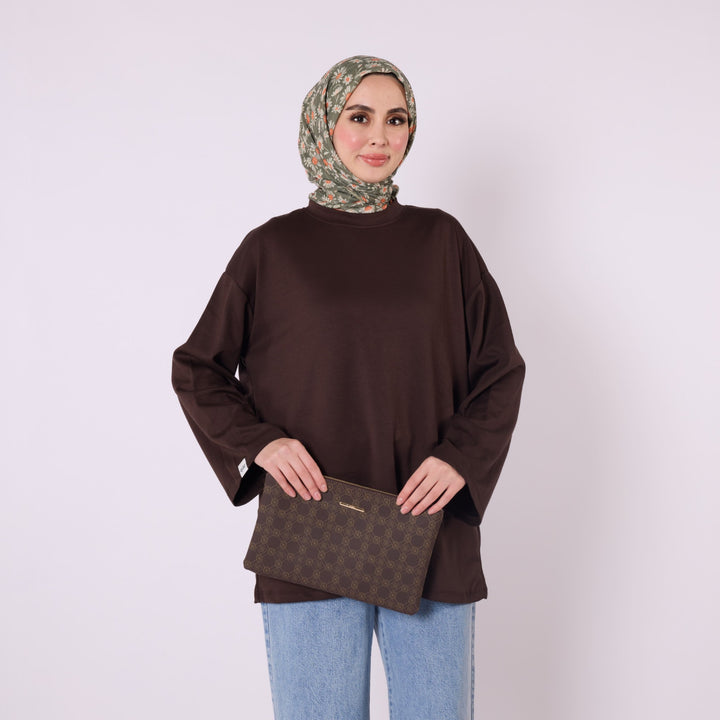 Rahat Kesim Düz Basic Tunik