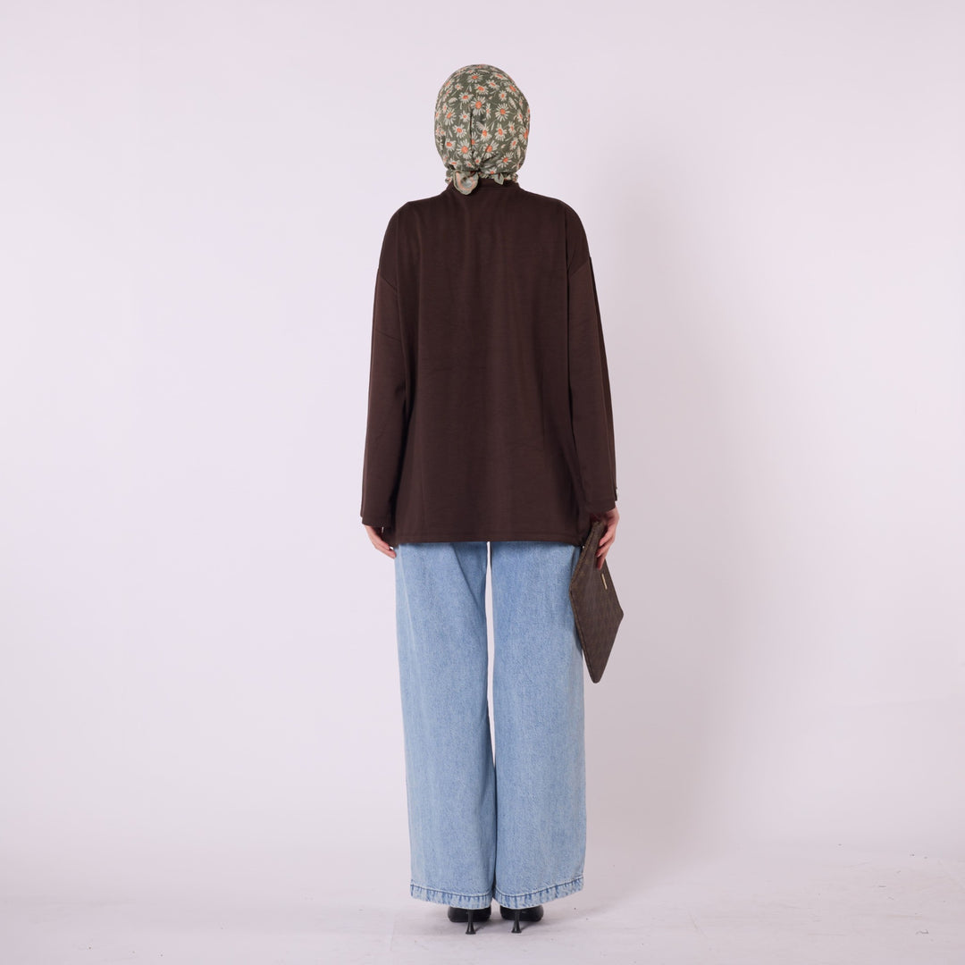 Rahat Kesim Düz Basic Tunik
