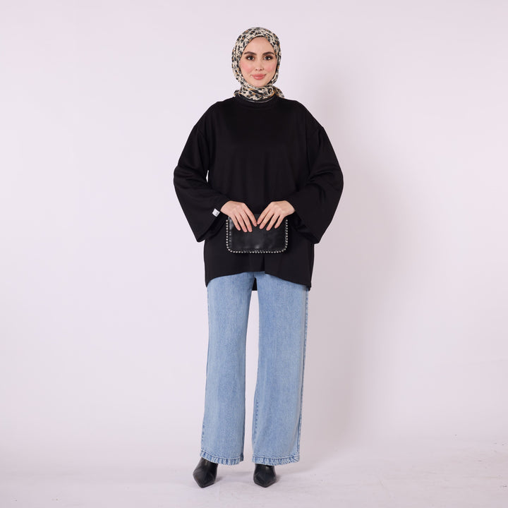 Rahat Kesim Düz Basic Tunik