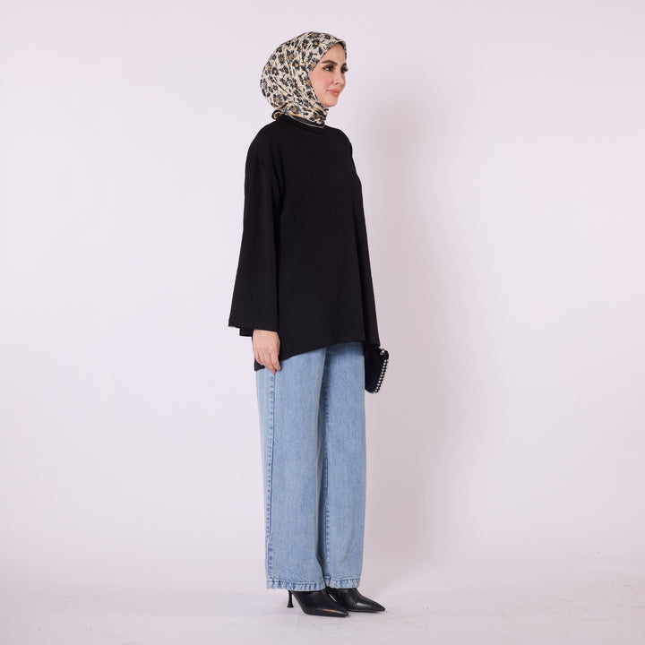 Rahat Kesim Düz Basic Tunik
