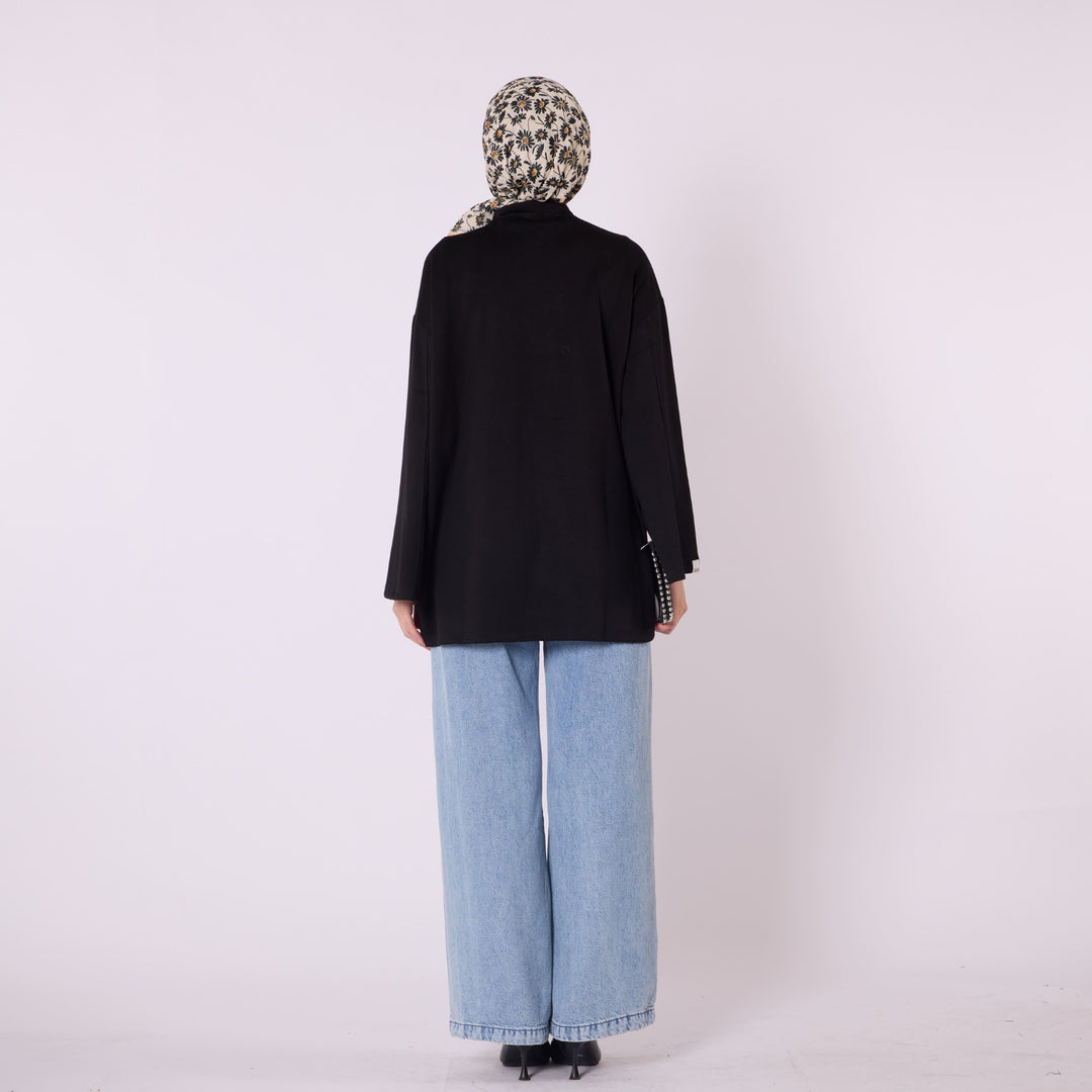 Rahat Kesim Düz Basic Tunik