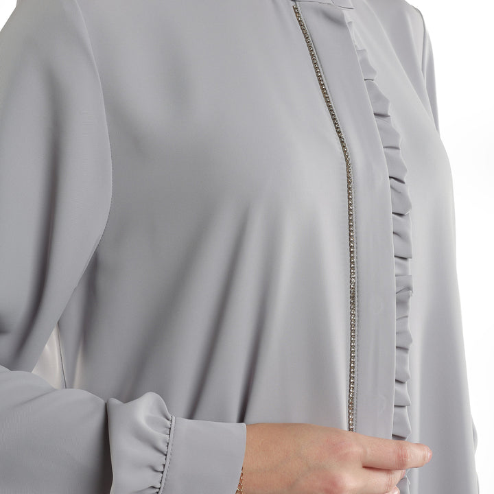 Taş Detaylı Tensel Kumaş Tunik ABACI Online Türkiye