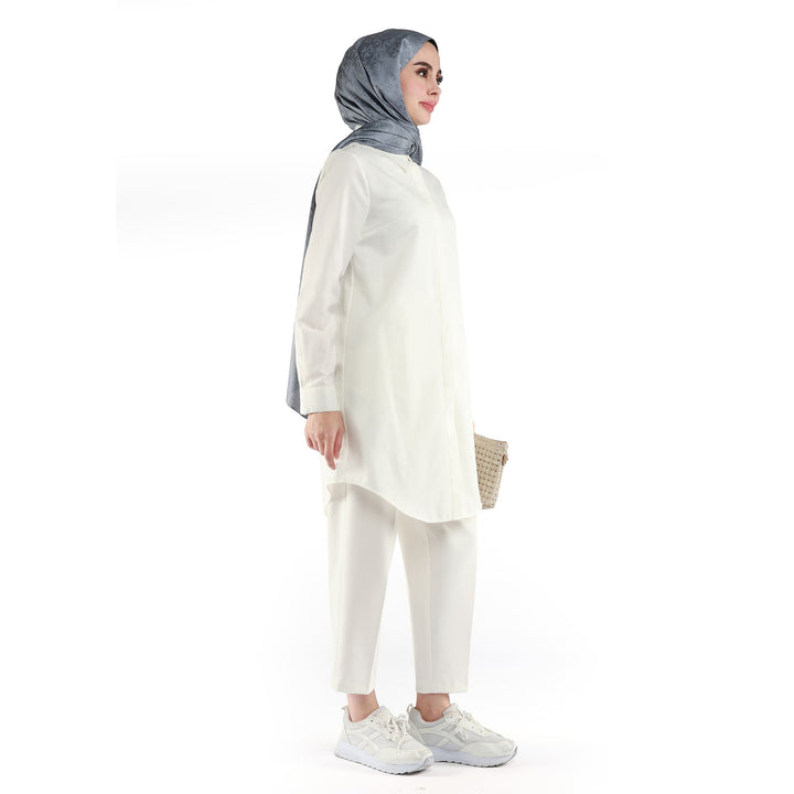 Gizli Patlı Polo Yaka Tunik