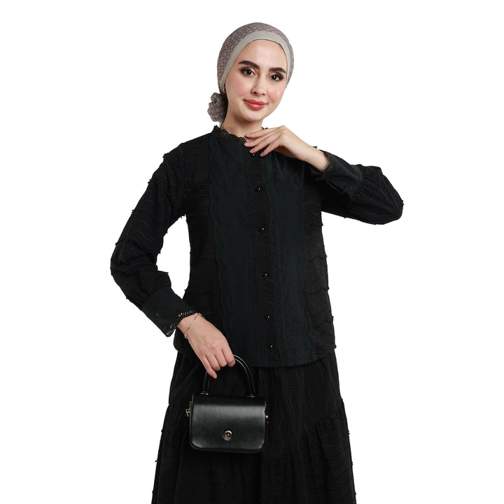İşleme Detaylı Etekli Takım
