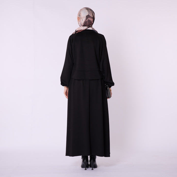 Yarasa Kol Beli Lastikli Etekli Penye İkili Takım ABACI Online Türkiye
