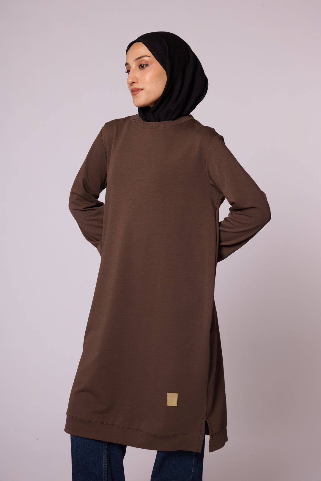 Minimal Tasarımlı Uzun Rahat Kesim Tunik
