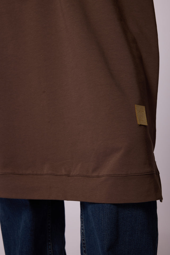 Minimal Tasarımlı Uzun Rahat Kesim Tunik