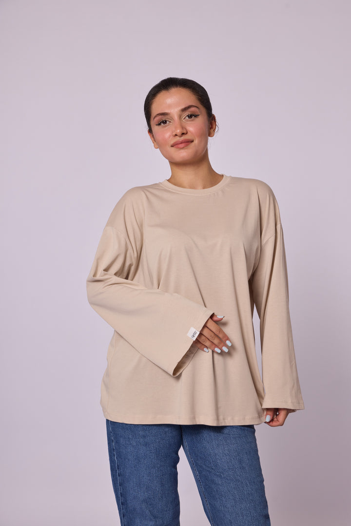 Rahat Kesim Düz Basic Tunik
