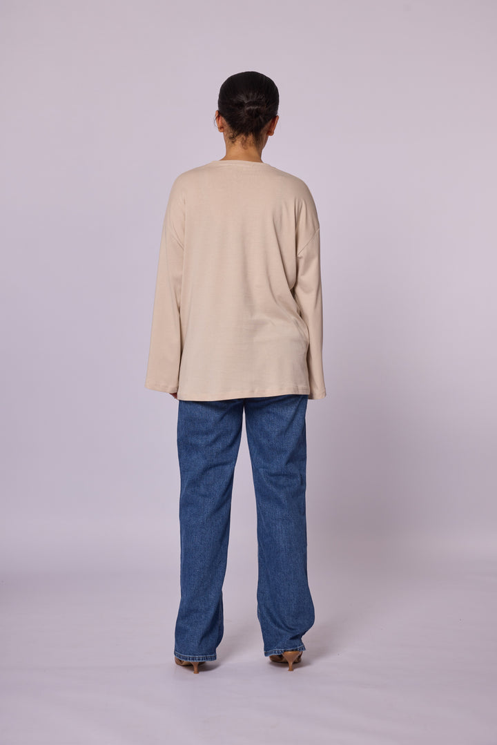 Rahat Kesim Düz Basic Tunik