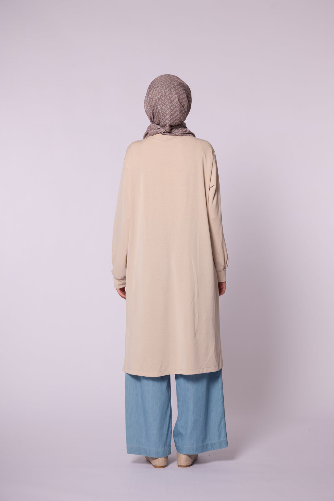 Yan Fermuar Detaylı Basic Tunik