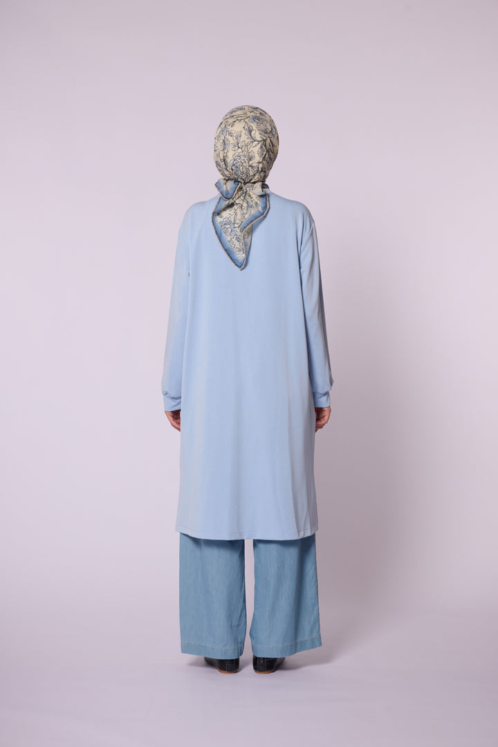 Yan Fermuar Detaylı Basic Tunik