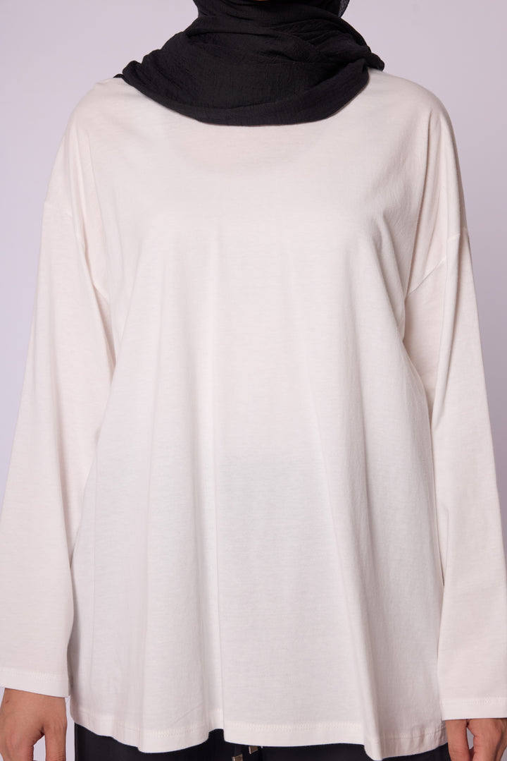 Rahat Kesim Düz Basic Tunik
