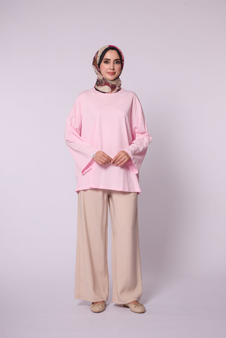 Rahat Kesim Düz Basic Tunik