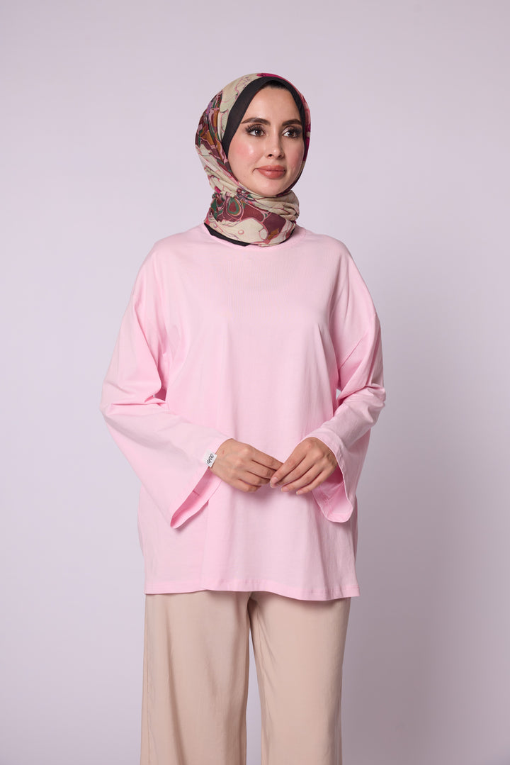 Rahat Kesim Düz Basic Tunik