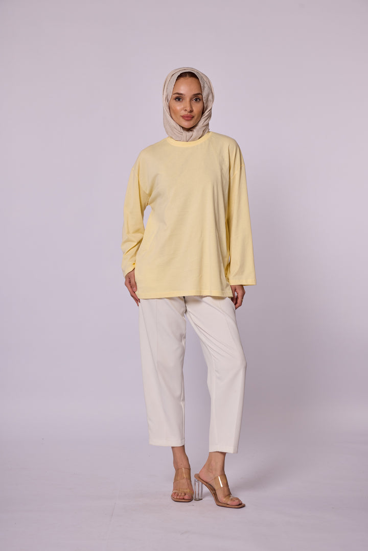 Rahat Kesim Düz Basic Tunik
