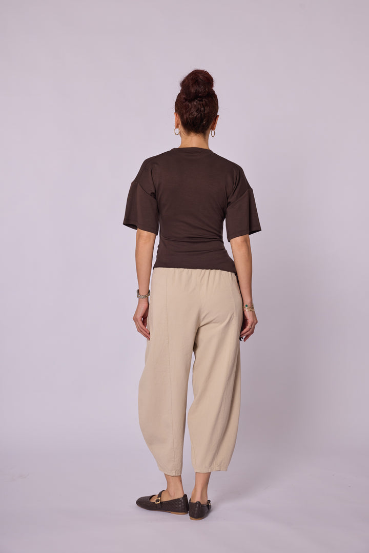 Asimetrik Drapeli Modern Bluz Abacı Giyim