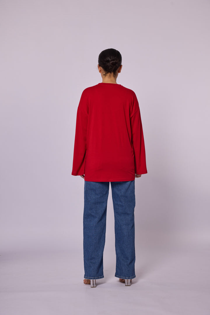 Rahat Kesim Düz Basic Tunik
