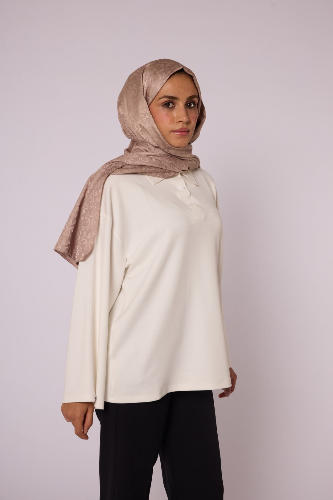 Polo Yaka Rahat Kesim Tunik