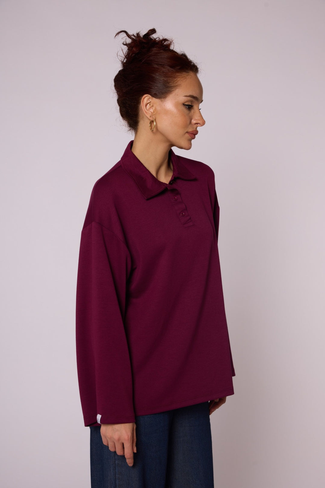 Polo Yaka Rahat Kesim Tunik
