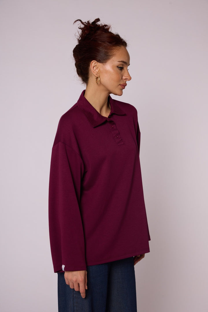 Polo Yaka Rahat Kesim Tunik