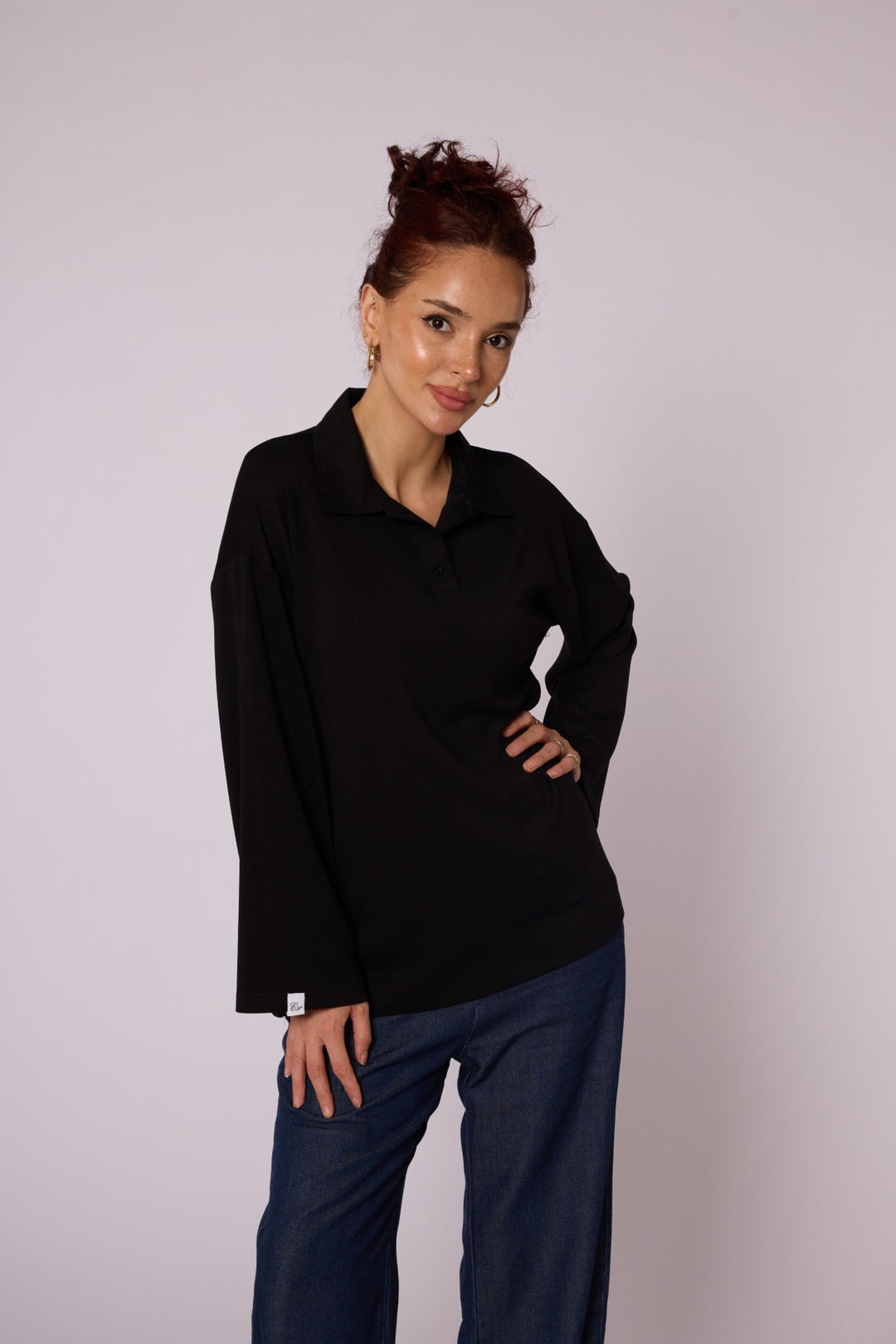 Polo Yaka Rahat Kesim Tunik