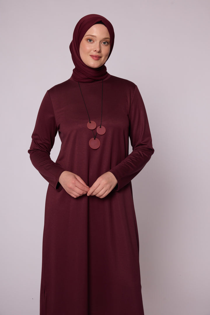 Dik Yaka Rahat Kesim Uzun Tunik Abacı Giyim