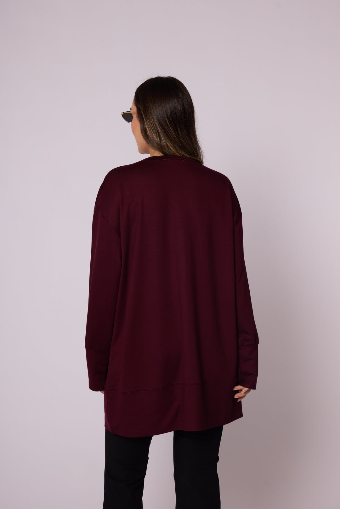 Bisiklet Yaka Oversize Rahat Kesim Tunik Abacı Giyim