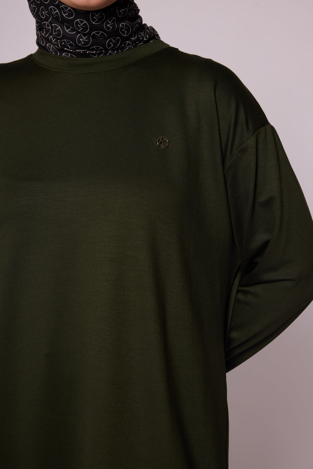 Bisiklet Yaka Oversize Rahat Kesim Tunik Abacı Giyim