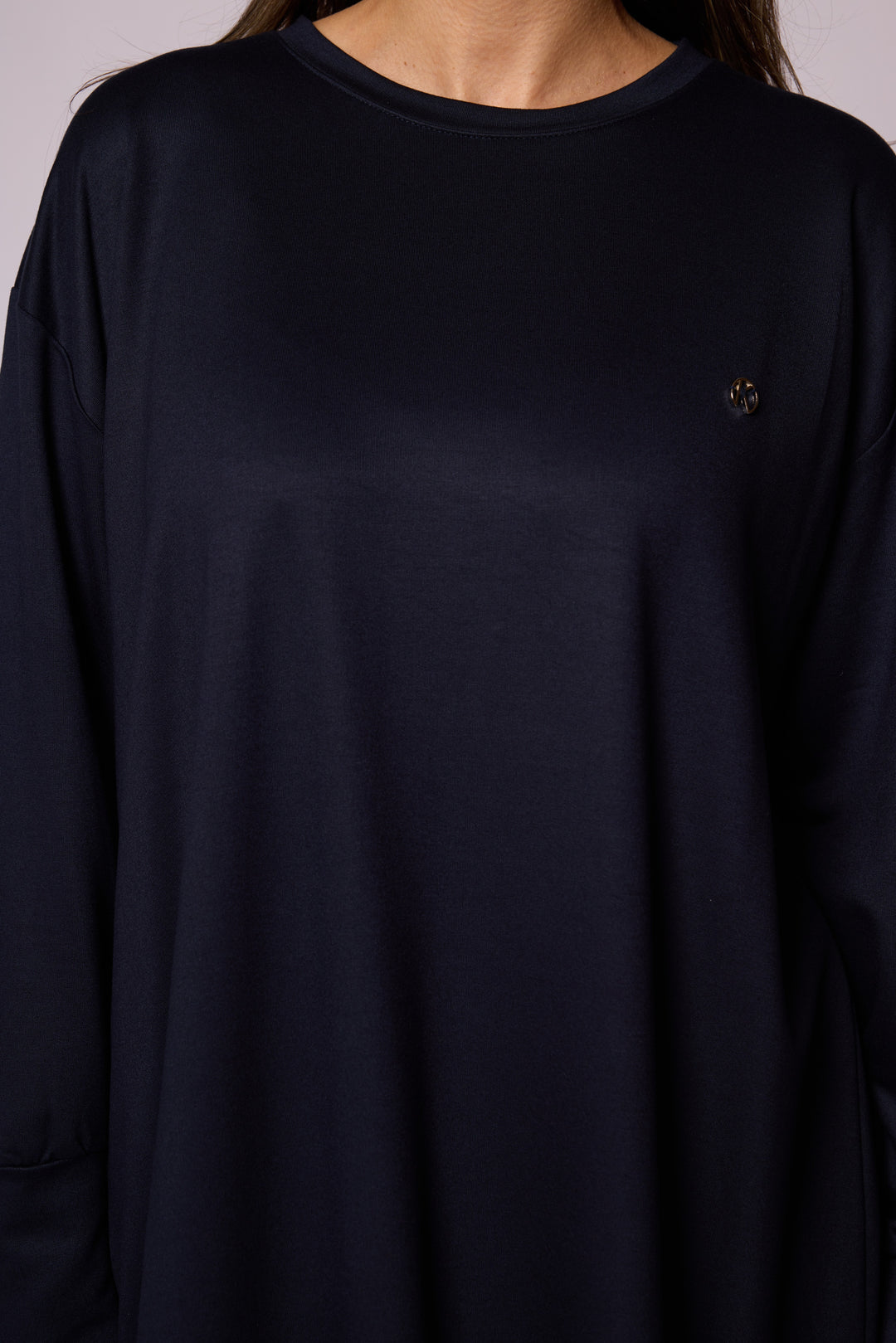 Bisiklet Yaka Oversize Rahat Kesim Tunik Abacı Giyim