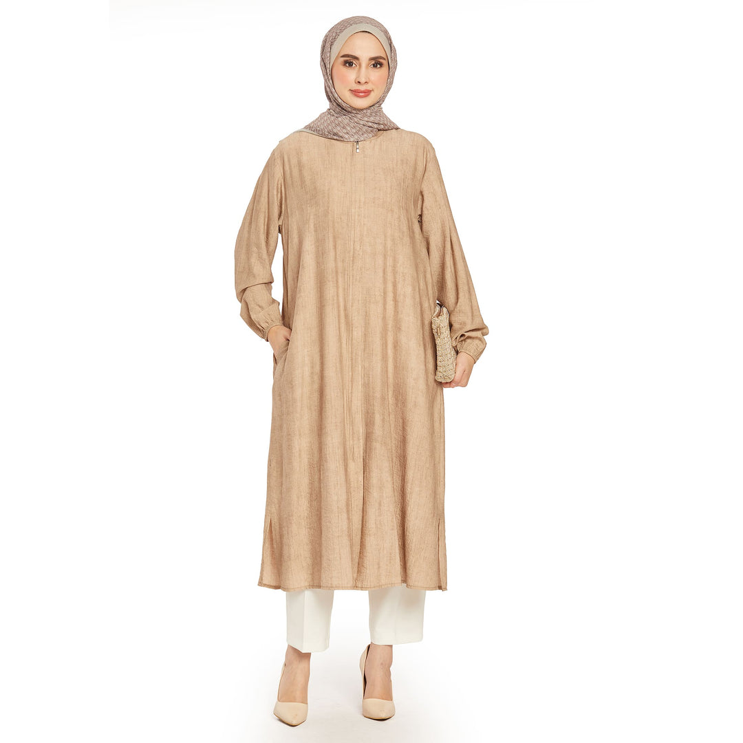 Hakim Yaka Basic Rahat Uzun Tunik