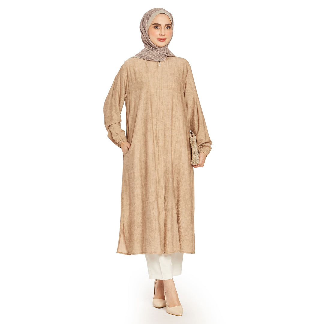 Hakim Yaka Basic Rahat Uzun Tunik