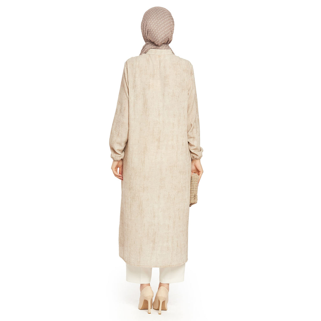 Hakim Yaka Basic Rahat Uzun Tunik