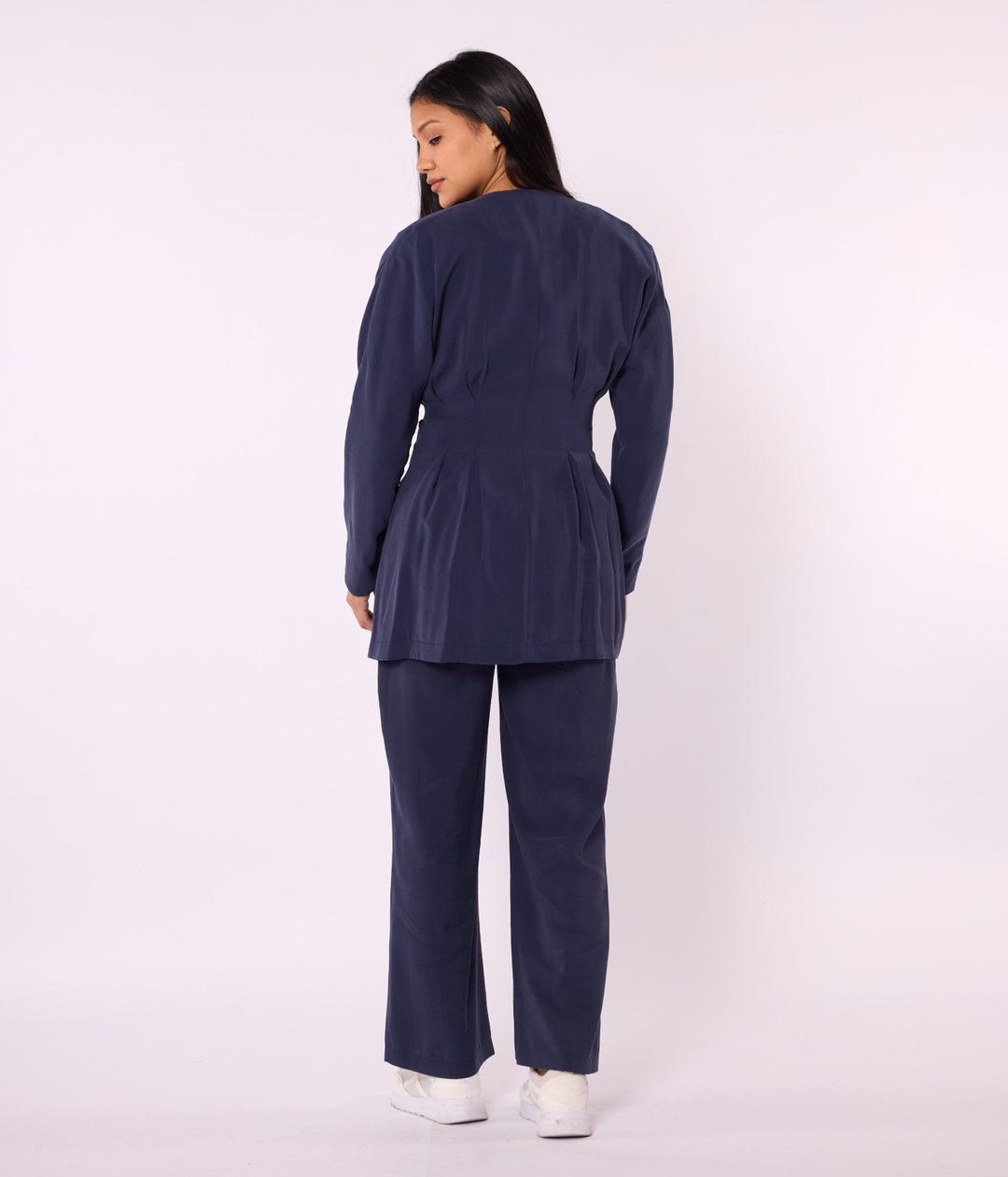 Kimono Ceketli Pantolonlu İkili Takım