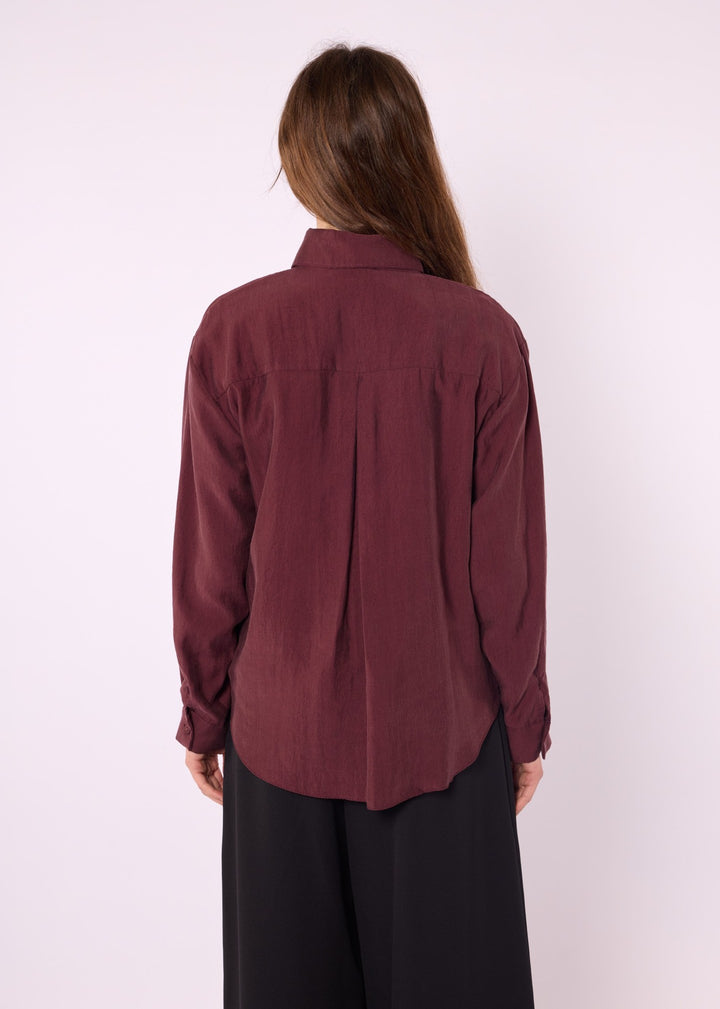 Fiyonk Detaylı Tencel Gömlek