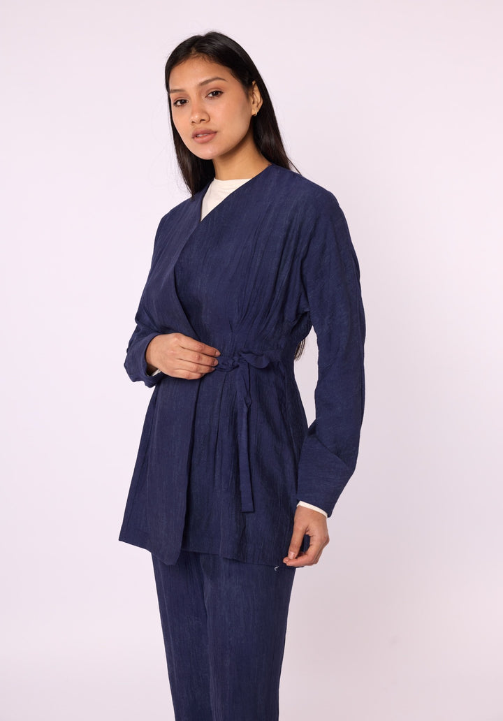 Kimono Ceketli Pantolonlu İkili Takım
